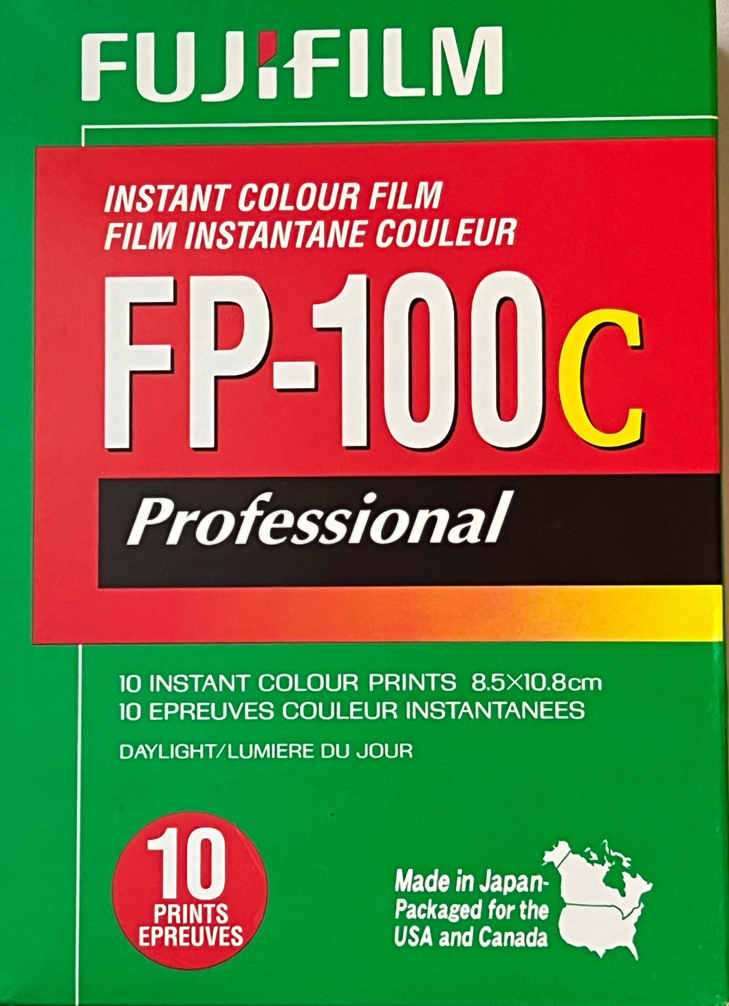 Fuji FP 100C Pack Film